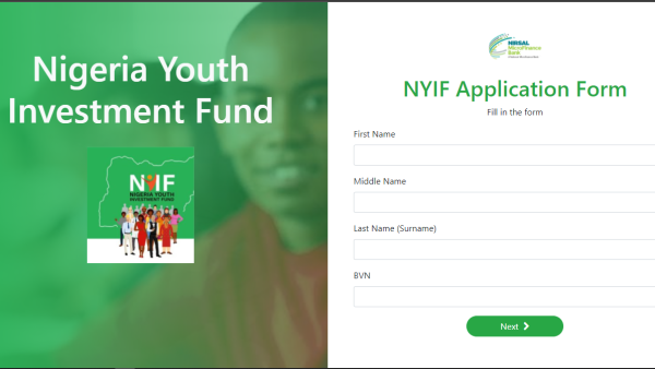 Nigeria Youth Investment Fund Website: how to apply for NYIF