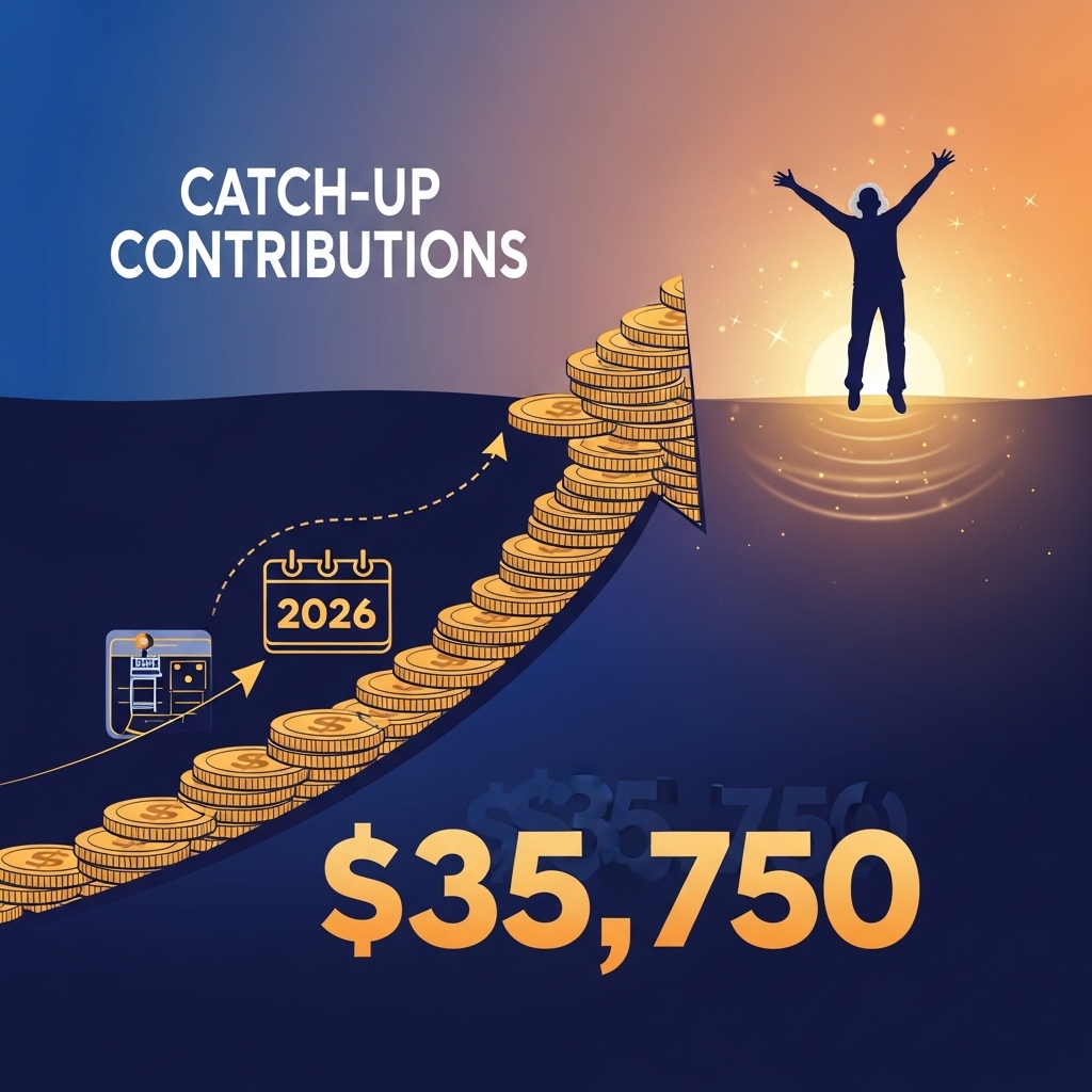 Catch-Up Contributions 2026: The $35,750 Retirement Shortcut for People 50 and Over